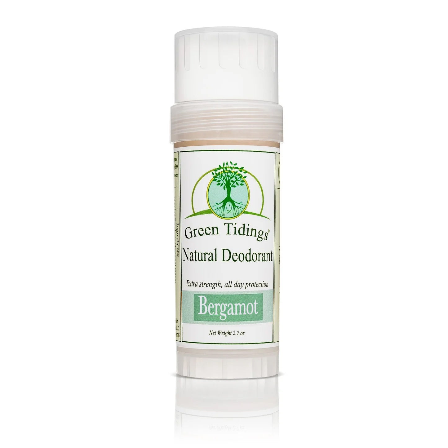 Green Tidings All Natural Deodorant- Bergamot, 2.7 Ounces