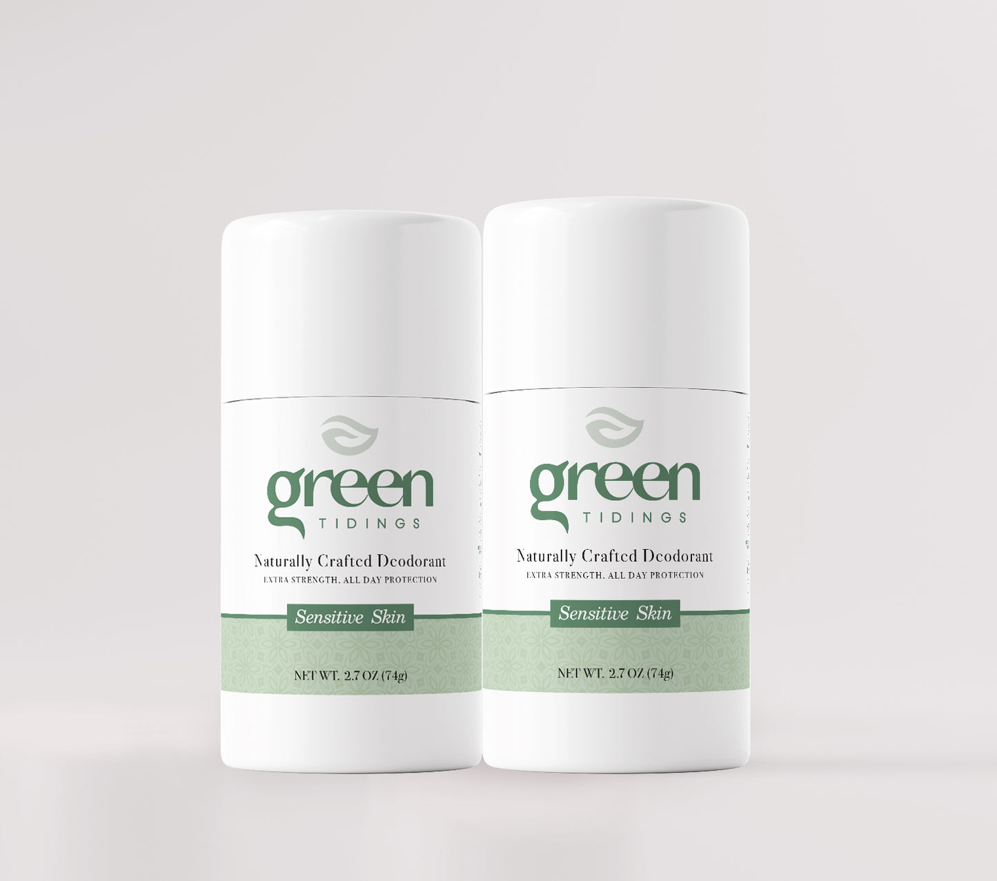 2 Pack 2.7 Ounces Sensitive Skin Natural Deodorant, Chamomile & Sage (No Baking Soda)