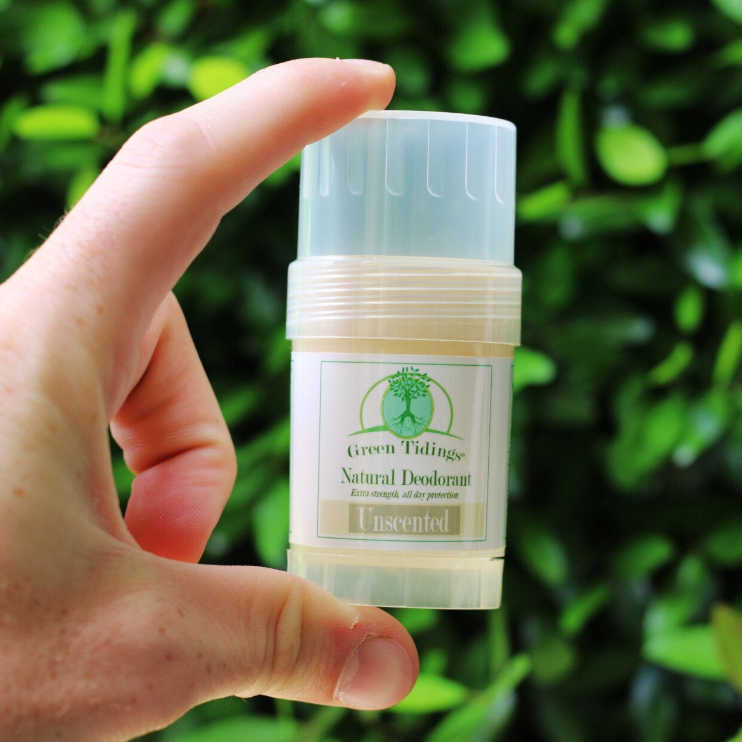 Green Tidings Natural Deodorant, Unscented 1 Ounce - Green Tidings