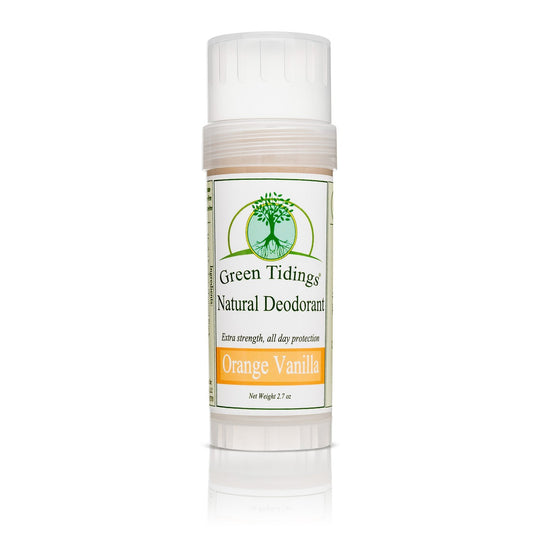 Green Tidings All Natural Deodorant- Orange Vanilla, 2.7 Ounces - Green Tidings