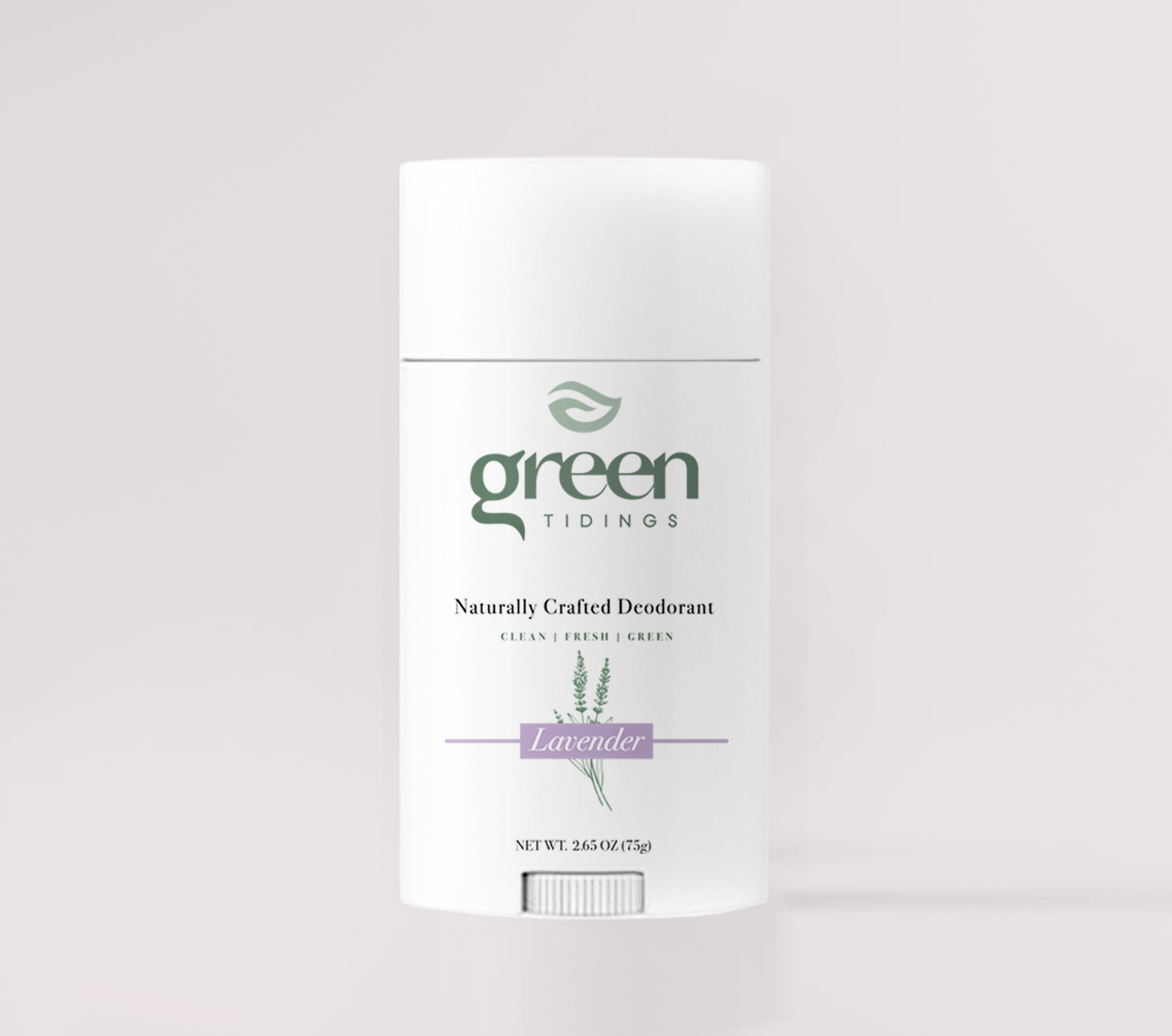 Green Tidings All Natural Deodorant- Lavender, 2.7 Ounces