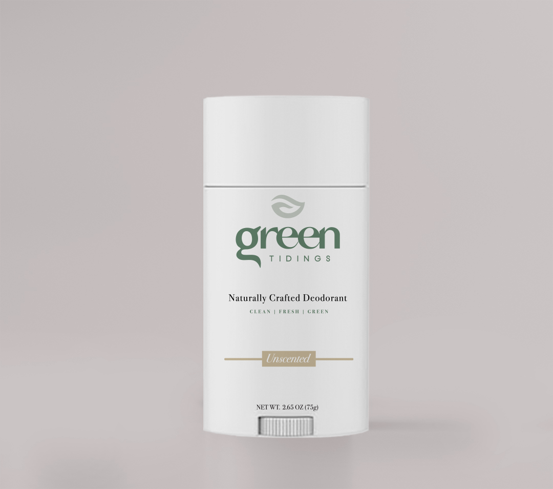 Green Tidings All Natural Deodorant- Unscented 2.7 Ounces