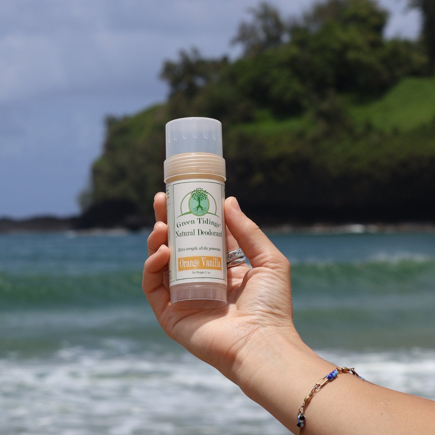 Green Tidings All Natural Deodorant- Orange Vanilla, 2.7 Ounces - Green Tidings