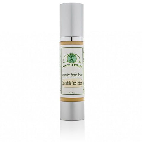 15% OFF BUNDLE: Calendula Face Lotion + Marula Oil Serum + Rose Quartz Gua Sha with Velvet Pouch - Green Tidings