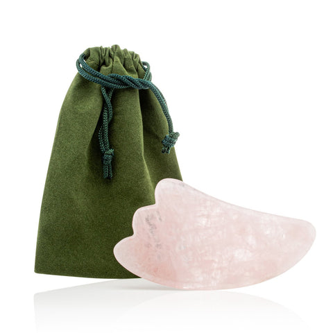 15% OFF BUNDLE: Calendula Face Lotion + Marula Oil Serum + Rose Quartz Gua Sha with Velvet Pouch - Green Tidings