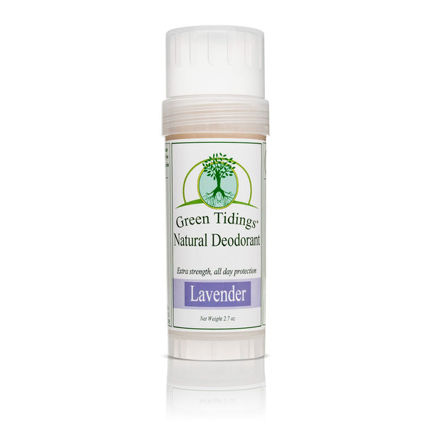 Green Tidings All Natural Deodorant- Lavender, 2.7 Ounces