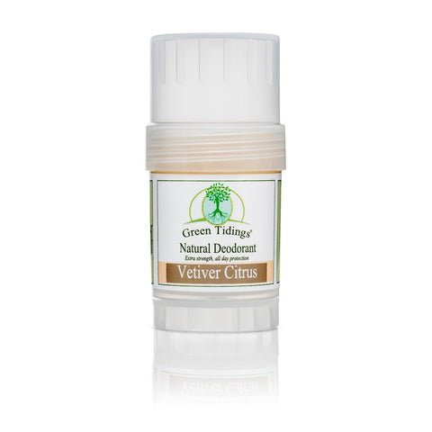 Green Tidings All Natural Deodorant- Vetiver Citrus, 1 Ounce - Green Tidings
