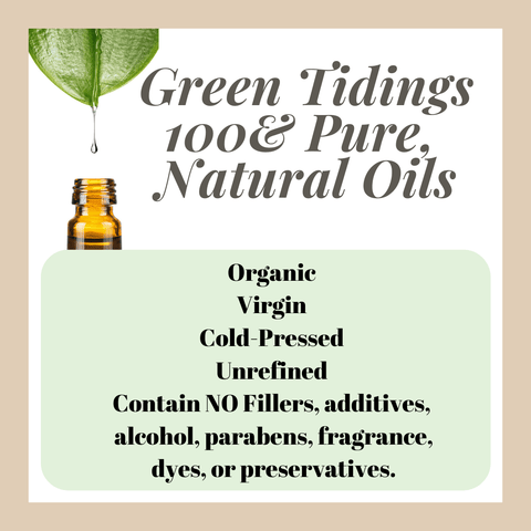 Green Tidings JOJOBA OIL (Cold-pressed, Virgin, Golden Organic) - Green Tidings