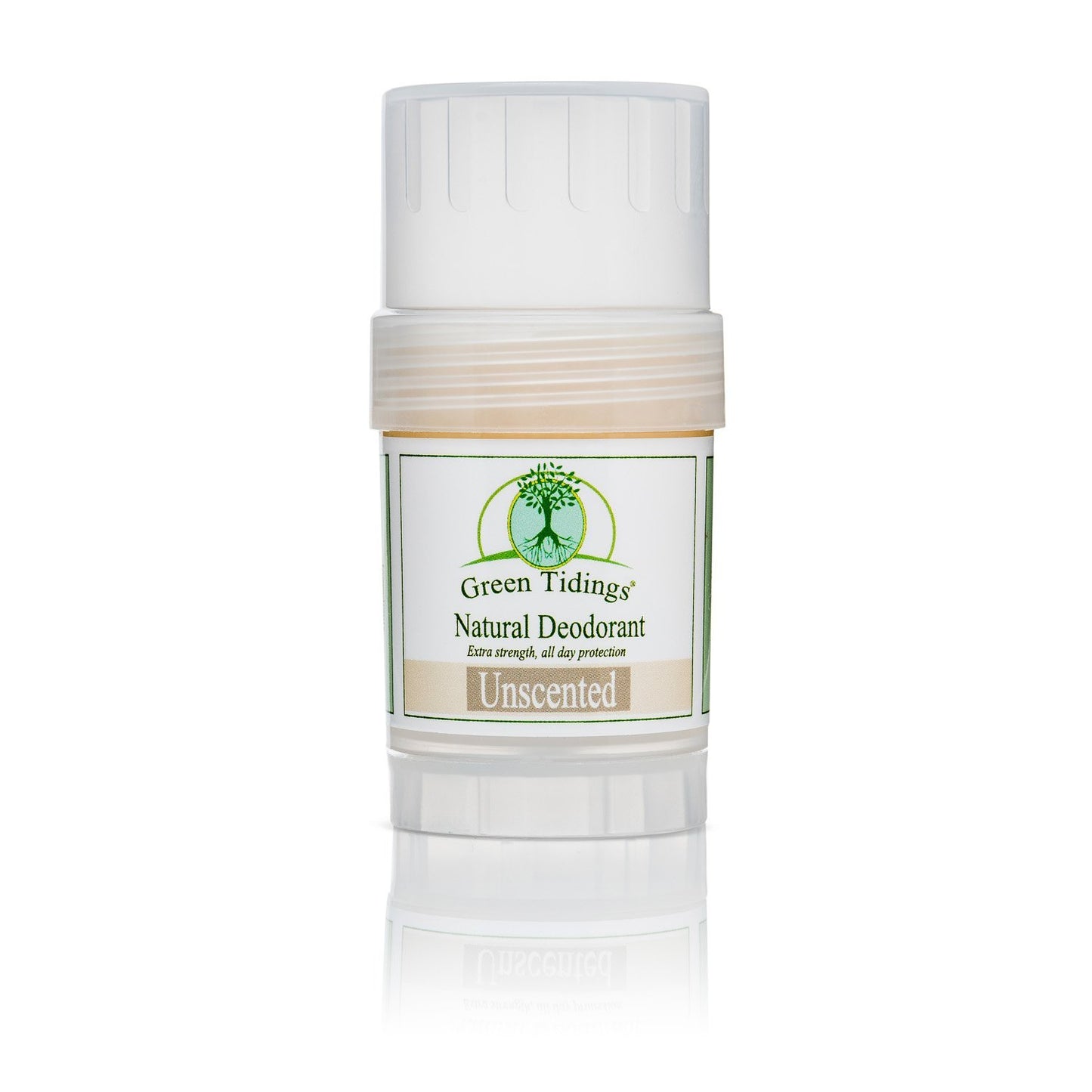 Green Tidings Natural Deodorant, Unscented 1 Ounce - Green Tidings