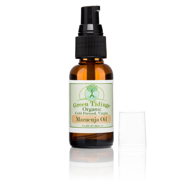 Green Tidings Organic Maracuja Oil (Passion Fruit Seed Oil)- Cold-pressed, Virgin - Green Tidings