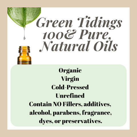 Green Tidings SACHA INCHI OIL (Organic, cold-pressed, virgin) - Green Tidings