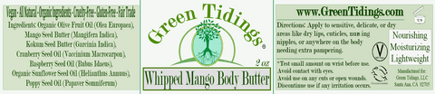 Green Tidings Whipped Mango Body Butter - Green Tidings