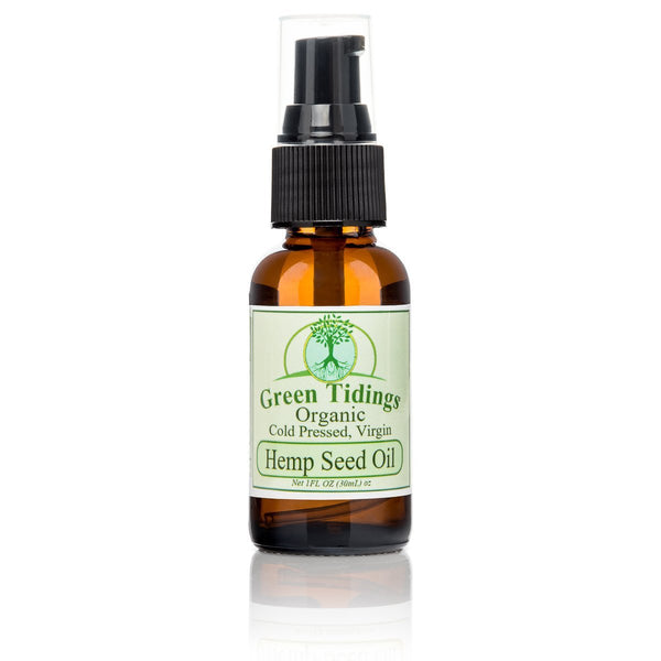 Organic Hemp Seed Oil - Virgin, Cold-Pressed, Unrefined - For Face, Body, Hair, Nails - Green Tidings