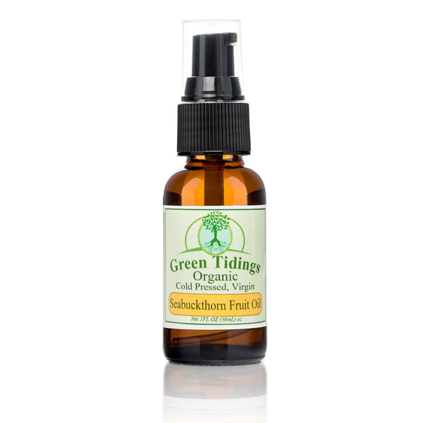 Organic Sea Buckthorn Oil - Virgin, Cold-Pressed, Unrefined - For Face, Body, Hair, Nails - Green Tidings