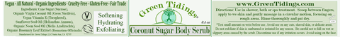 Organic Virgin Coconut Sugar Scrub - Green Tidings